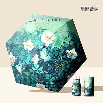 Top Quality UV Protection Sunshade Fold Umbrellas Portable Super Mini Mobile Size Pocket Umbrella