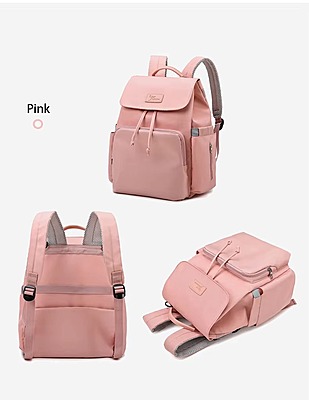Large Capacity Mommy Bag Large Diaper Bag Baby Diaper Backpack with Insulated Pockets