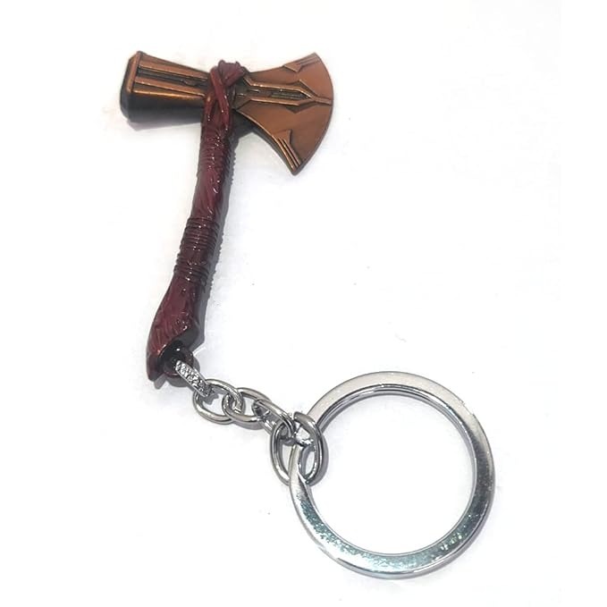 Thor Axe Stormbreaker Metal Keychain for Car Bike Men Women Keyring..