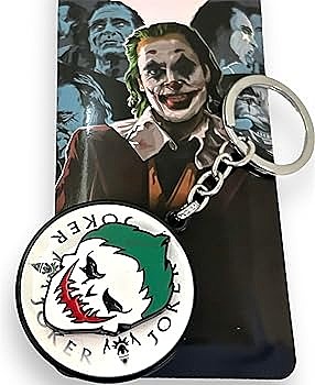 Batman Keychain Superman Keychains for Men - DC Superheroes & Villains Keyrings for Bikes, Cars