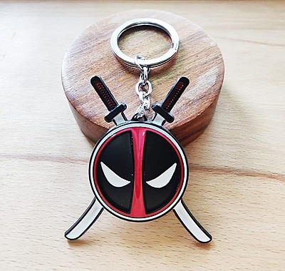 Deadpool with Sword Locking Key Chain  (Multicolor) Key Chain
