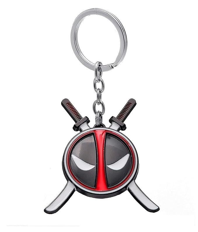 Deadpool with Sword Locking Key Chain  (Multicolor) Key Chain