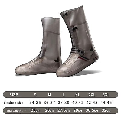 Waterproof shoe cover,Durable TPE material 1mm thickness, anti slip, adjustable