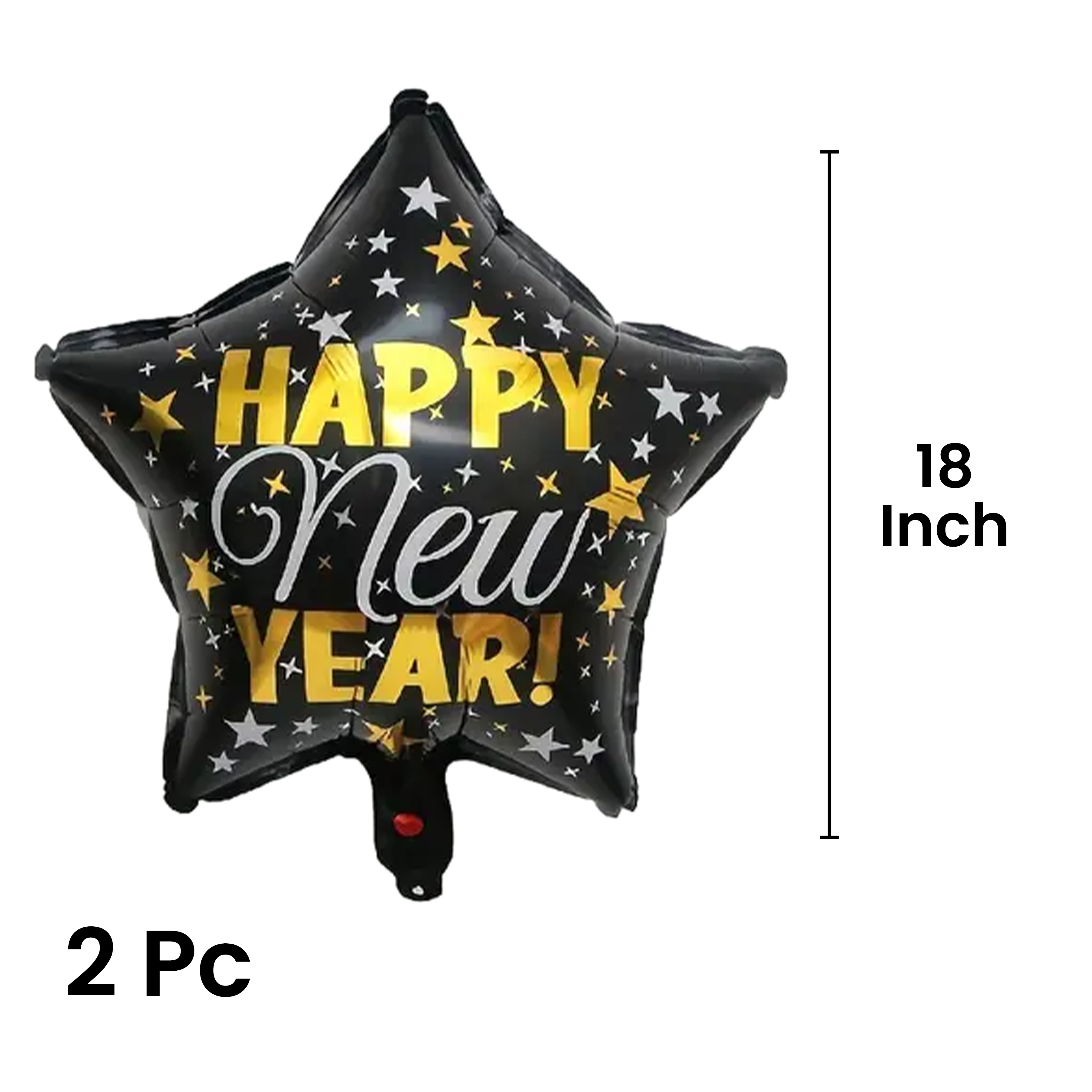 The Magic Balloons - New Year Theme Foil Balloons combo Kit For New Year Party Decoration Pack of 5pcs 2 Stars, 2 Circles And A Big Size Champion Bottle Foil Balloon For Home and Offices. The Magic Balloons - New Year Theme Foil Balloons combo Kit For New Year Party Decoration Pack of 5pcs 2 Stars, 2 Circles And A Big Size Champion Bottle Foil Balloon For Home and Offices.