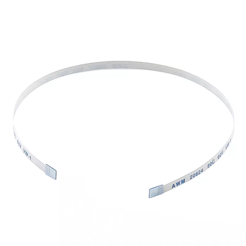 6 Pin 0.5mm 100mm Same Side FFC Flexible Flat Cable 6 Pin 0.5mm 100mm Same Side FFC Flexible Flat Cable