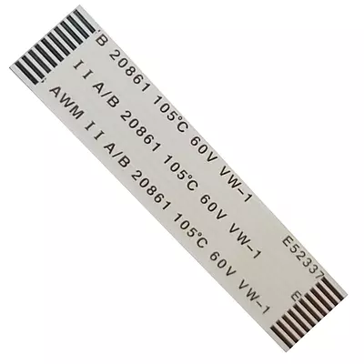 10 Pin 1mm Pitch 50mm Same Side FFC Flexible Flat Cable