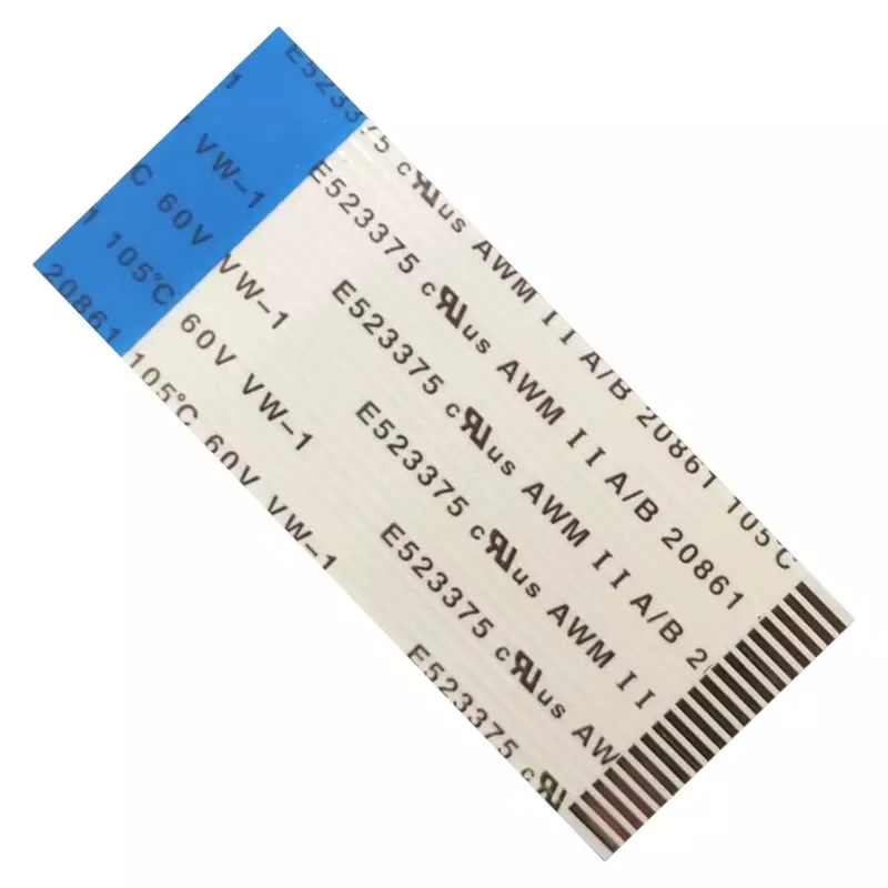 20 Pin 1mm Pitch 50mm Reverse FFC Flexible Flat Cable 20 Pin 1mm Pitch 50mm Reverse FFC Flexible Flat Cable