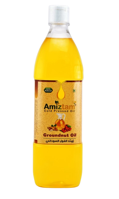 Amiztam Cold Pressed Groundnut Oil 500ml Amiztam Cold Pressed Groundnut Oil 500ml