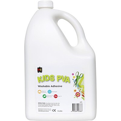 EC Kids Washable PVA Glue 5 Litre