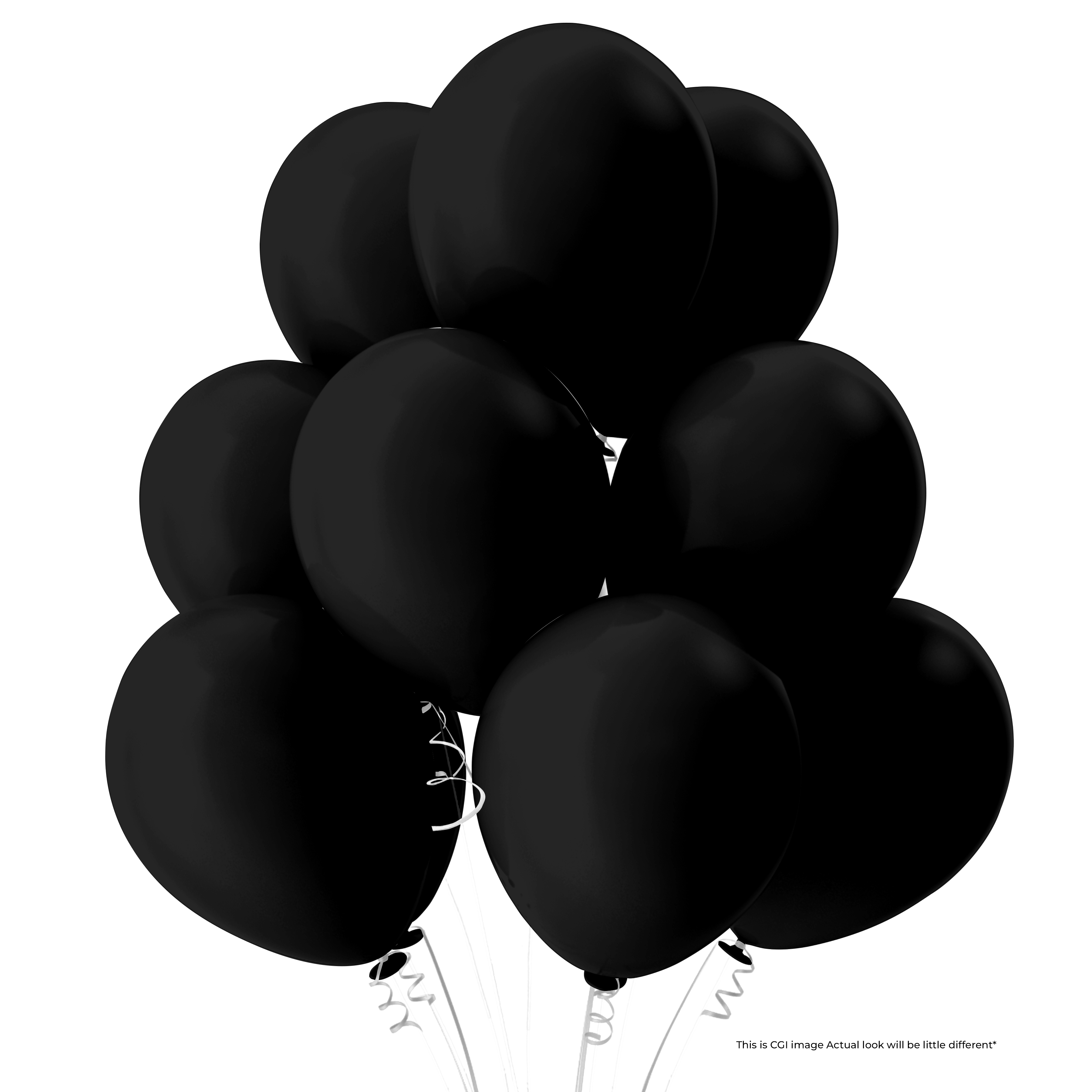 The Magic Balloons Store- Latex Balloons (Pack of 50) - Black The Magic Balloons Store- Latex Balloons (Pack of 50) - Black