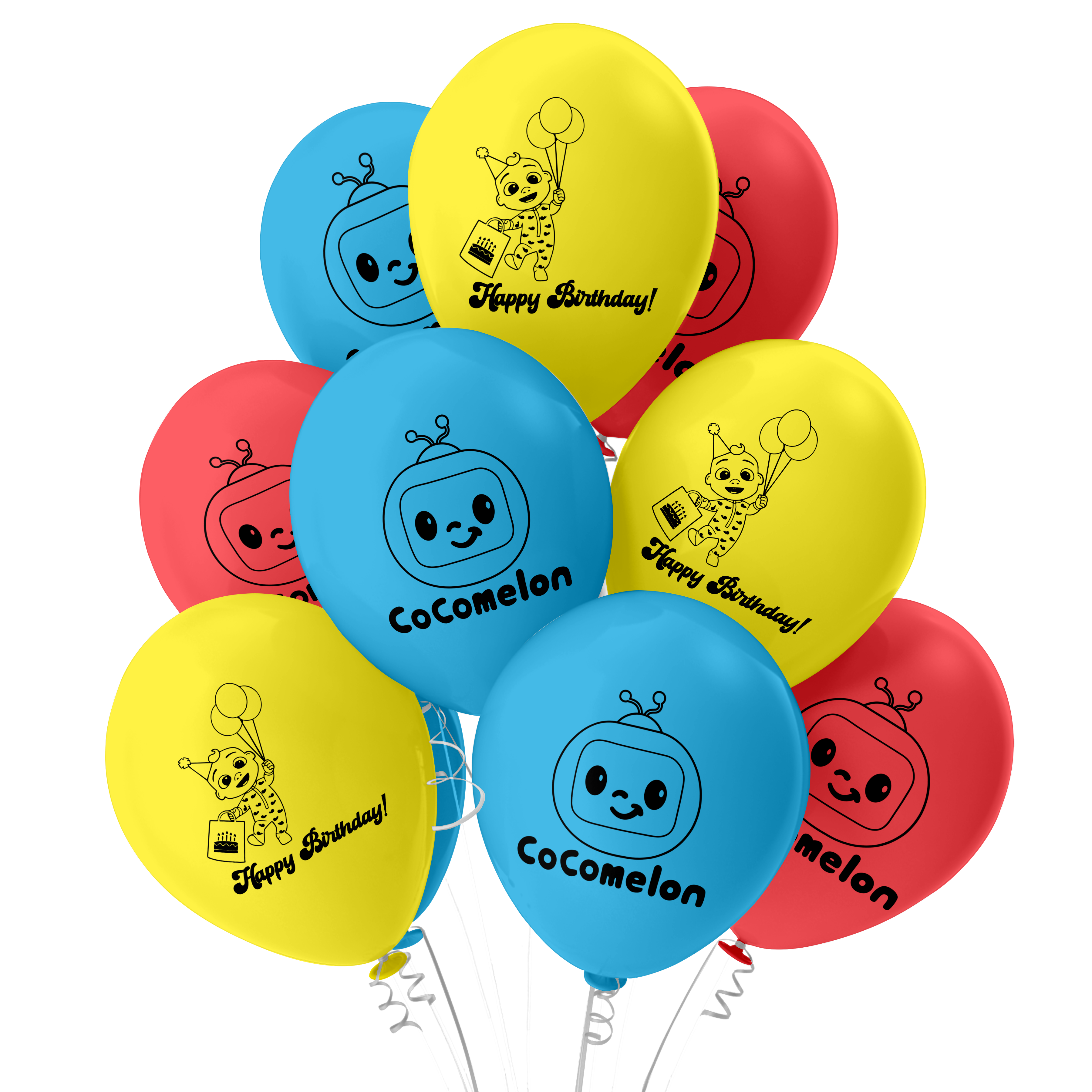 The Magic Balloons Store, Cocomelon theme party decor- Cocomelon Printed Balloons- Cocomelon Printed Birthday Celebration kids party decor Balloon- Pack of 30 Multicolour – 181478 The Magic Balloons Store, Cocomelon theme party decor- Cocomelon Printed Balloons- Cocomelon Printed Birthday Celebration kids party decor Balloon- Pack of 30 Multicolour – 181478