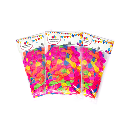 The Magic Balloons - Holi Water Balloons Multicolor 1500-piece Water Balloons for Kids and Adults The Magic Balloons - Holi Water Balloons Multicolor 1500-piece Water Balloons for Kids and Adults