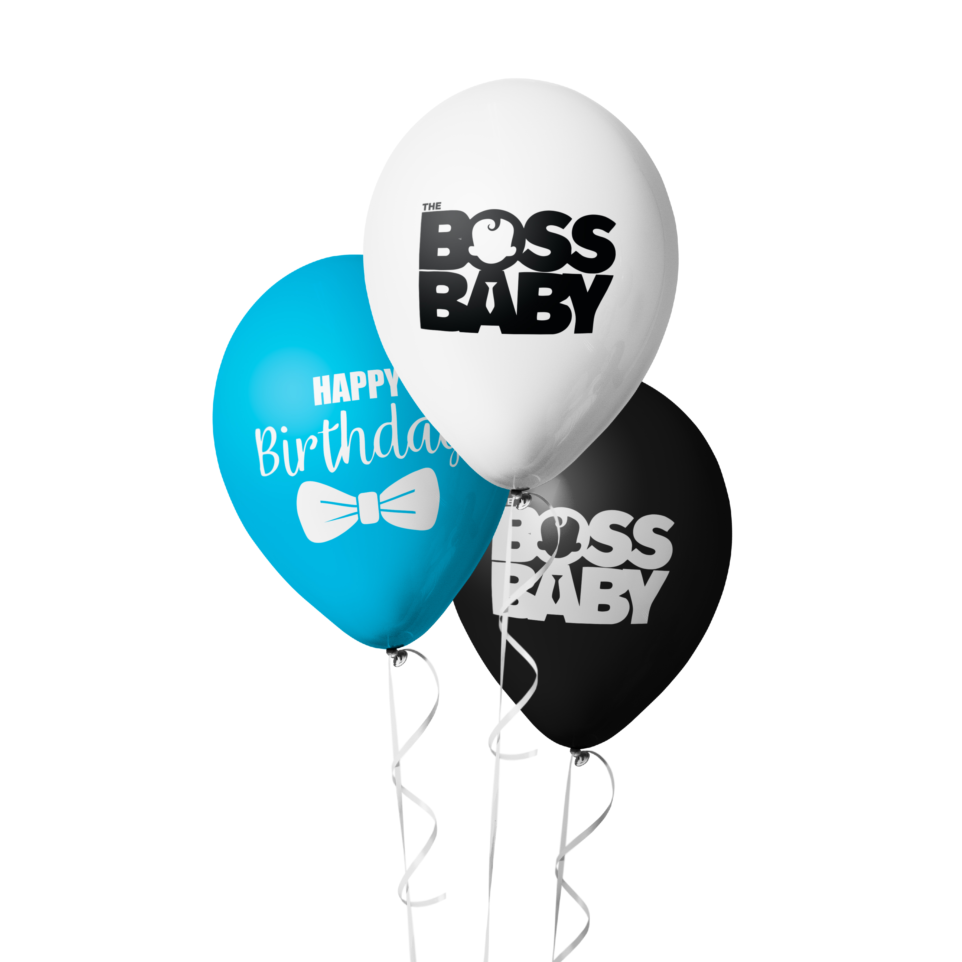 The Magic Balloons-Boss Baby Happy Birthday Balloons for Party Décor with Blue, White & black balloons. Boss Baby Happy Birthday latex balloons for Birthday Decoration/Party Supplies-Pack of 30 pcs The Magic Balloons-Boss Baby Happy Birthday Balloons for Party Décor with Blue, White & black balloons. Boss Baby Happy Birthday latex balloons for Birthday Decoration/Party Supplies-Pack of 30 pcs