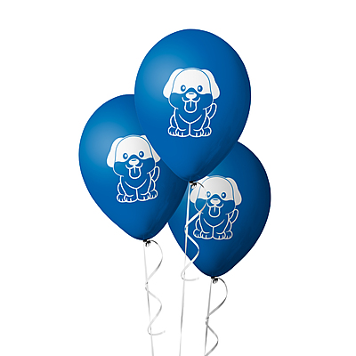 The Magic Balloons - Dog Theme Birthday Balloons With A Banner Latex Balloons For Dog Birthday Party Pack of 21pcs With Dog Print Perfect For Dog Parties and Dog Lovers Party Suppliers
