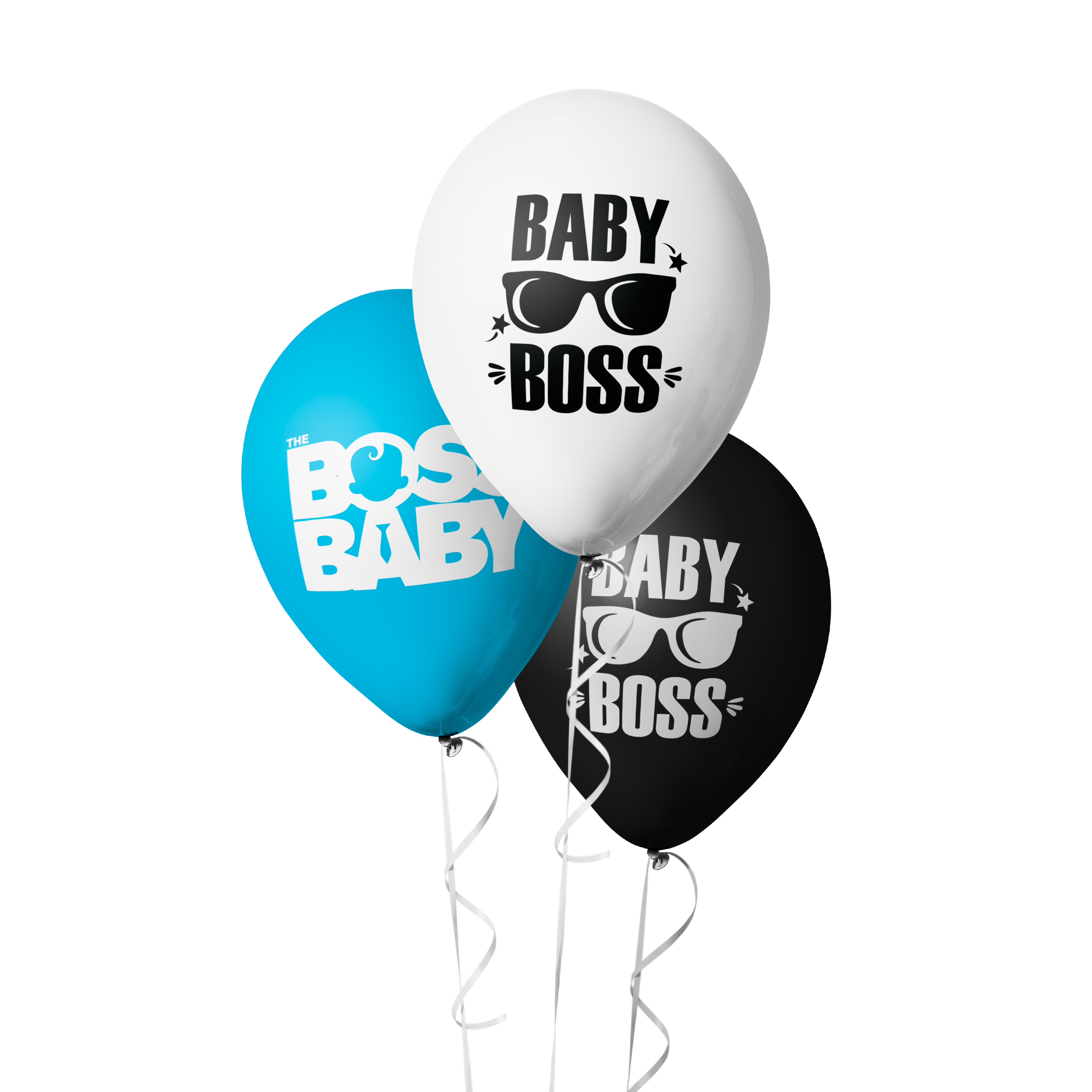 The Magic Balloons-Boss Baby Theme Balloons for Party Décor with Blue, White & black balloons. Pre-Printed Boss Baby Theme latex balloons for Birthday Decoration/Party Supplies-Pack of 30 pcs The Magic Balloons-Boss Baby Theme Balloons for Party Décor with Blue, White & black balloons. Pre-Printed Boss Baby Theme latex balloons for Birthday Decoration/Party Supplies-Pack of 30 pcs