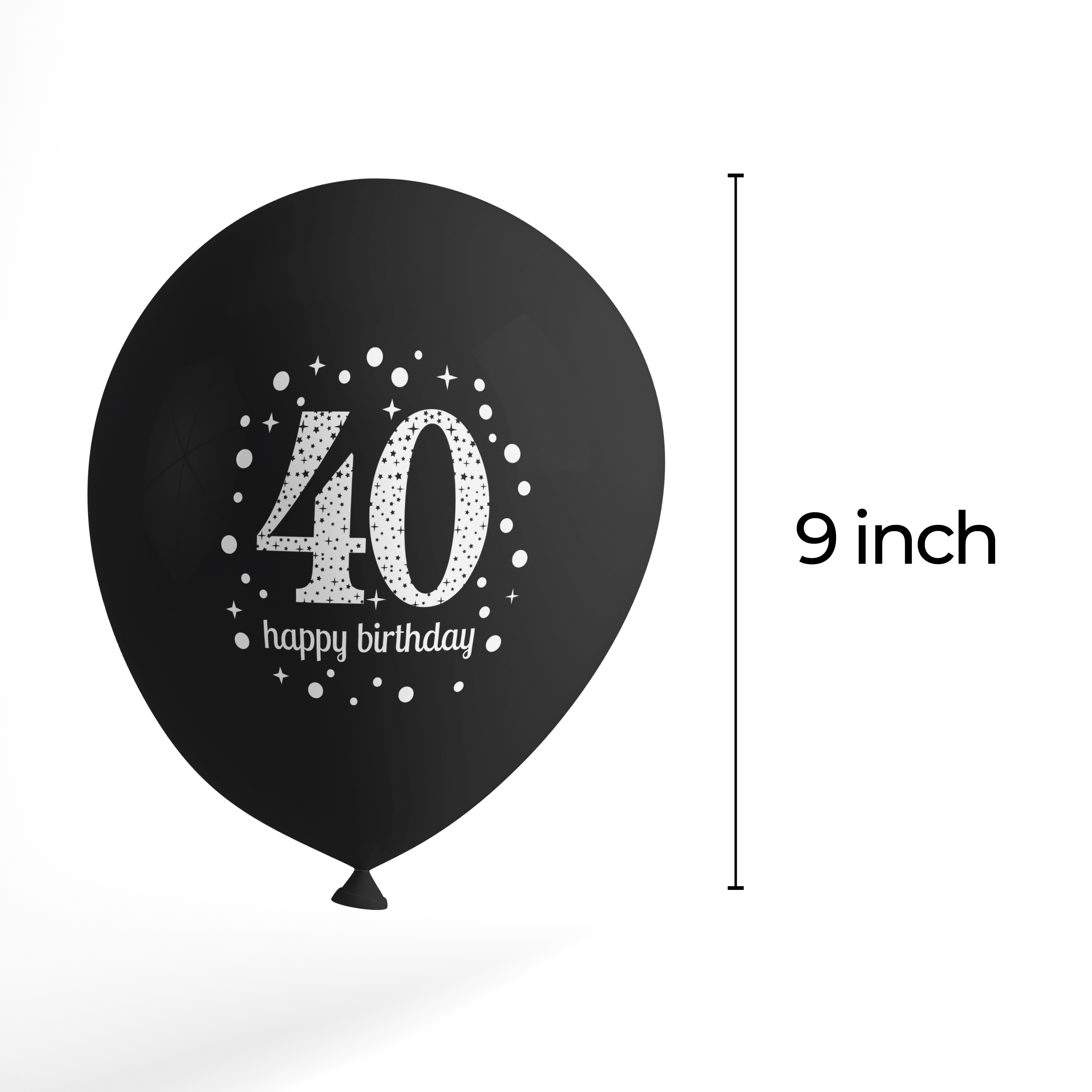 The Magic Balloons Store- 40th happy birthday balloons pack of 80 pcs-181223 The Magic Balloons Store- 40th happy birthday balloons pack of 80 pcs-181223