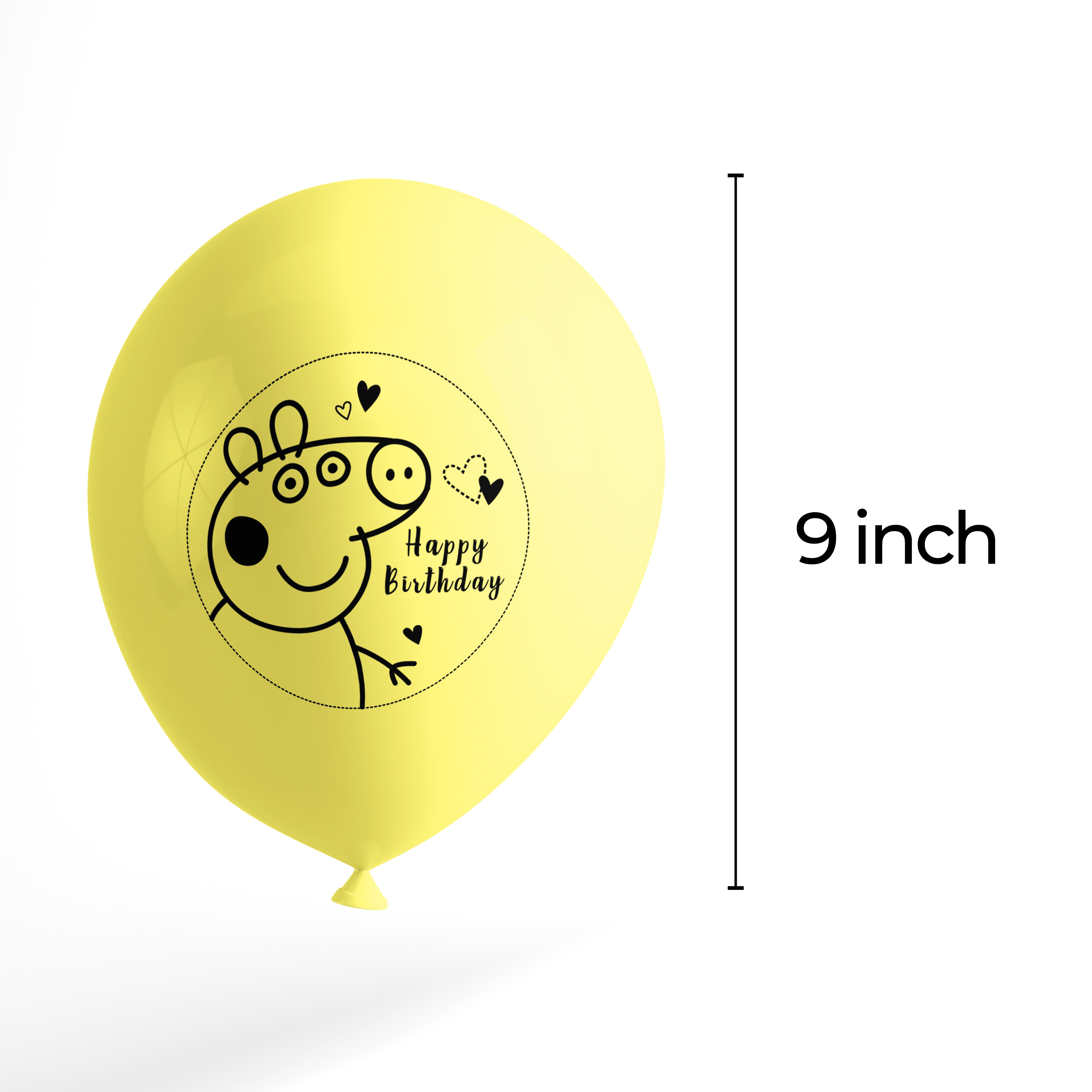 The Magic Balloons Store- Peppa Pig Party Balloons- Pack of 30 pcs-181216