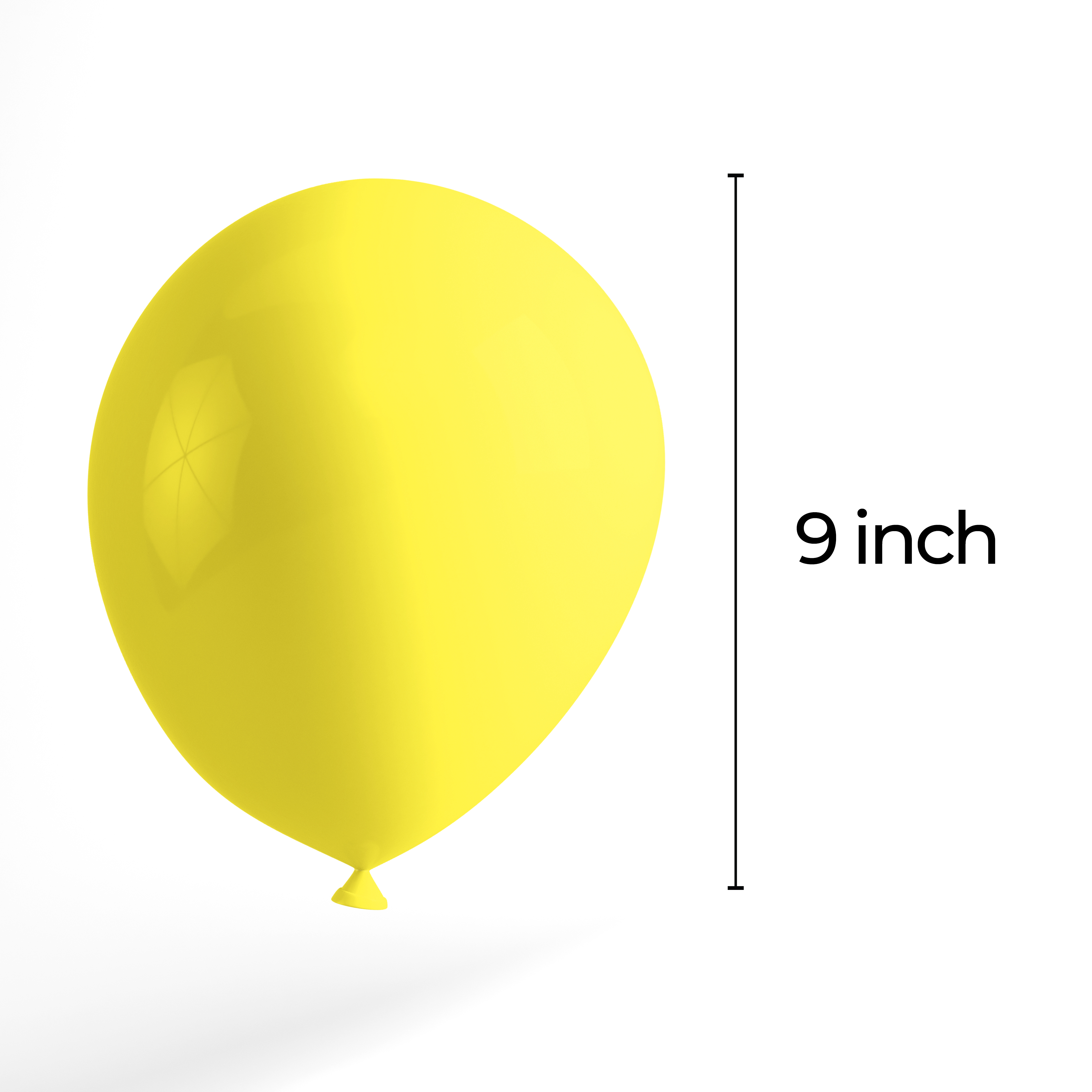 The Magic Balloons Store- 8" Latex Balloons (Pack of 50)-Yellow