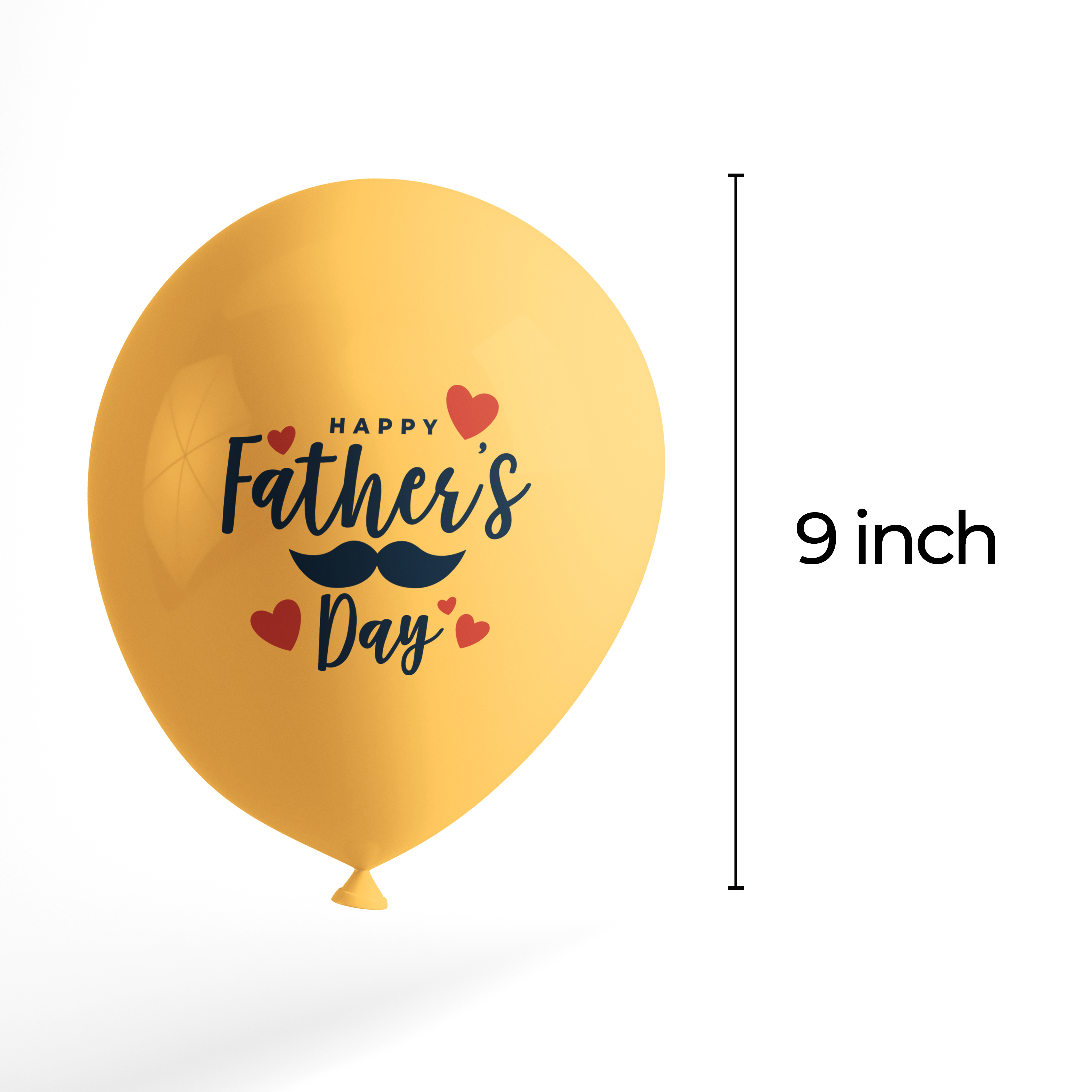 The Magic Balloons- Happy Father’s Day Balloons-Party/Decorations. Gold & Black Balloons- pack of 30