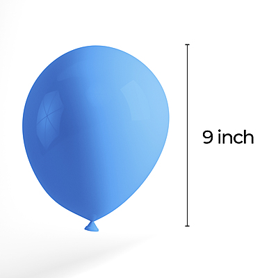 The Magic Balloons Store- 8" Latex Balloons (Pack of 50) - Multicolor