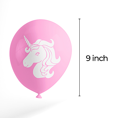 The Magic Balloons Store- Printed Latex Unicorn Balloons-pack of 50