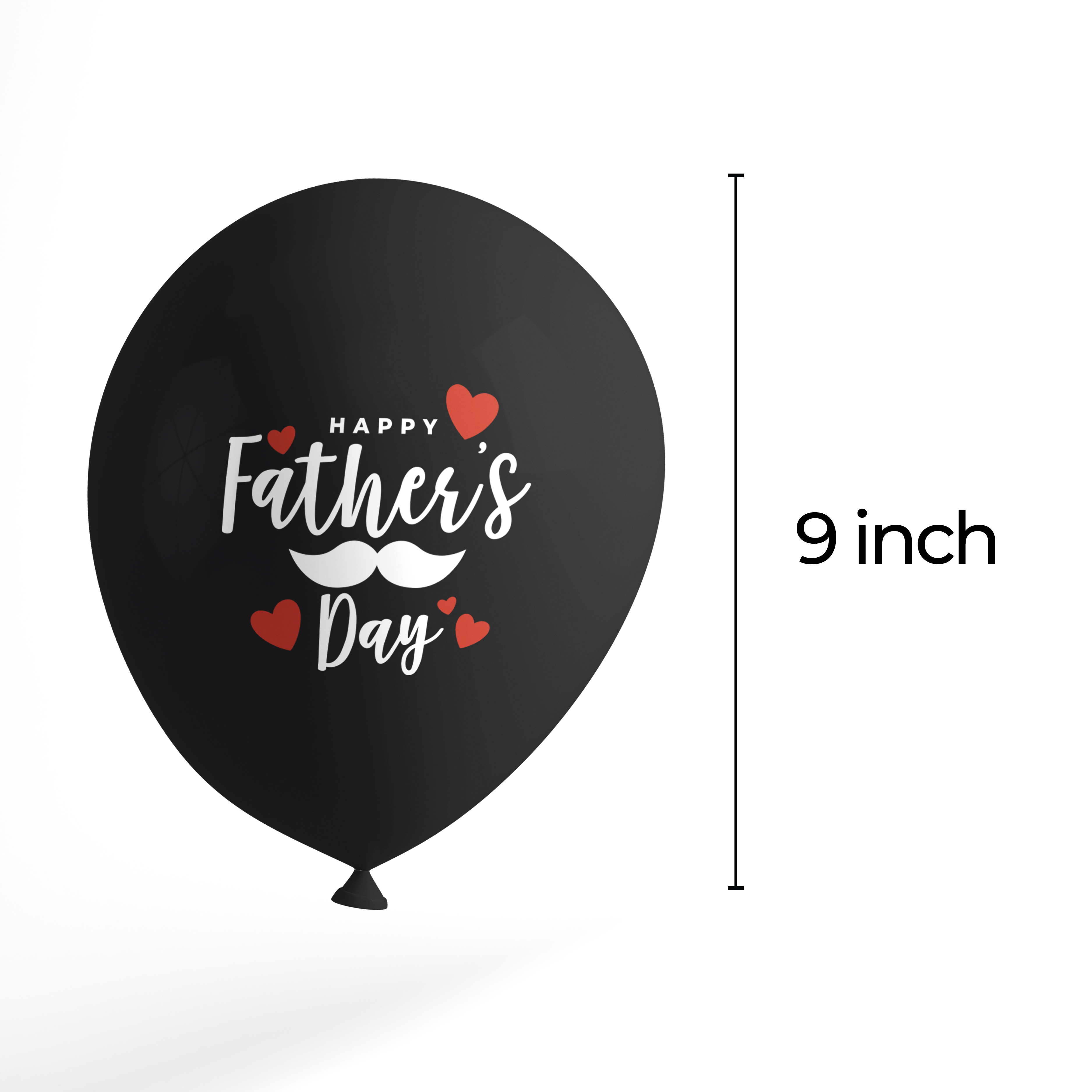 The Magic Balloons- Happy Father’s Day Balloons-Party/Decorations. Gold & Black Balloons- pack of 30