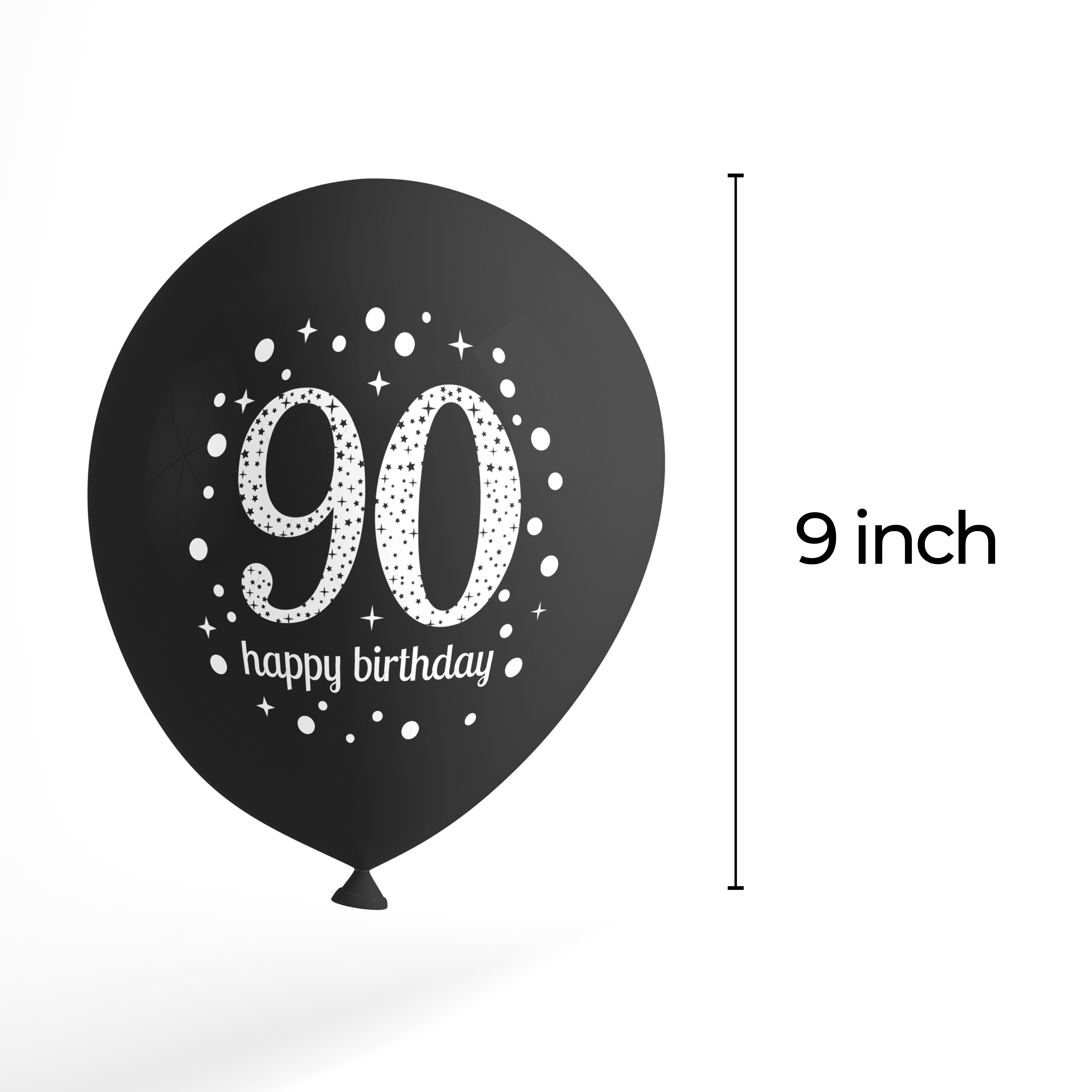 The Magic Balloons- Happy 90th Birthday Balloons pack of 30 pcs-181386