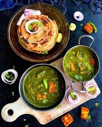 palak paneer n lachha paratha