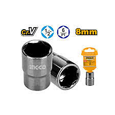 INGCO 1/2" Hexagonal Socket HHAST12081 (8MM)