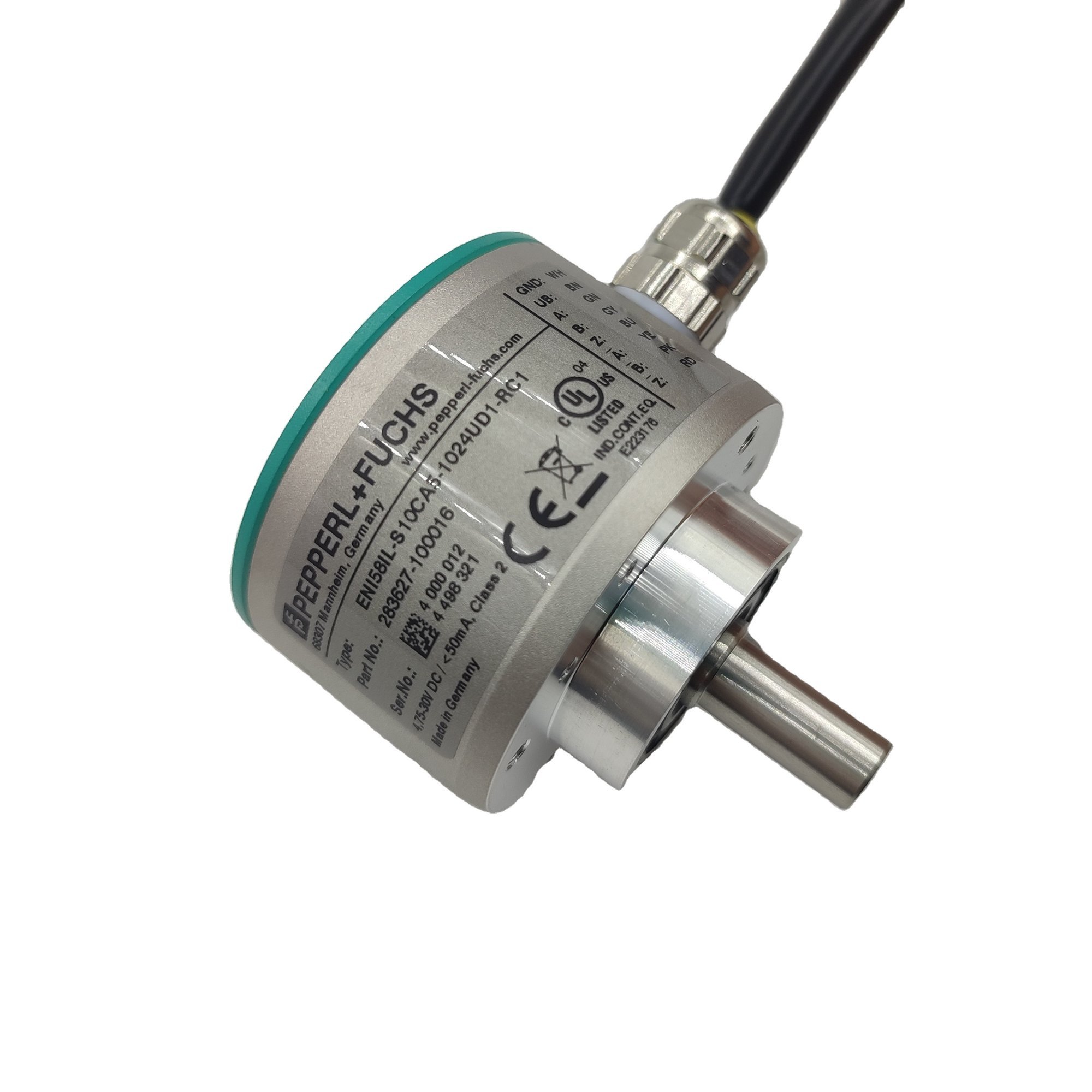 PEPPERAL+FUCHS MAKE ENCORDER PART NO. 324884, TYPE-ENI58IL-H10BA5-0360UDI-RCY:01