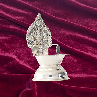 Silver Diya | Traditional Lamp for Pooja & Gifting