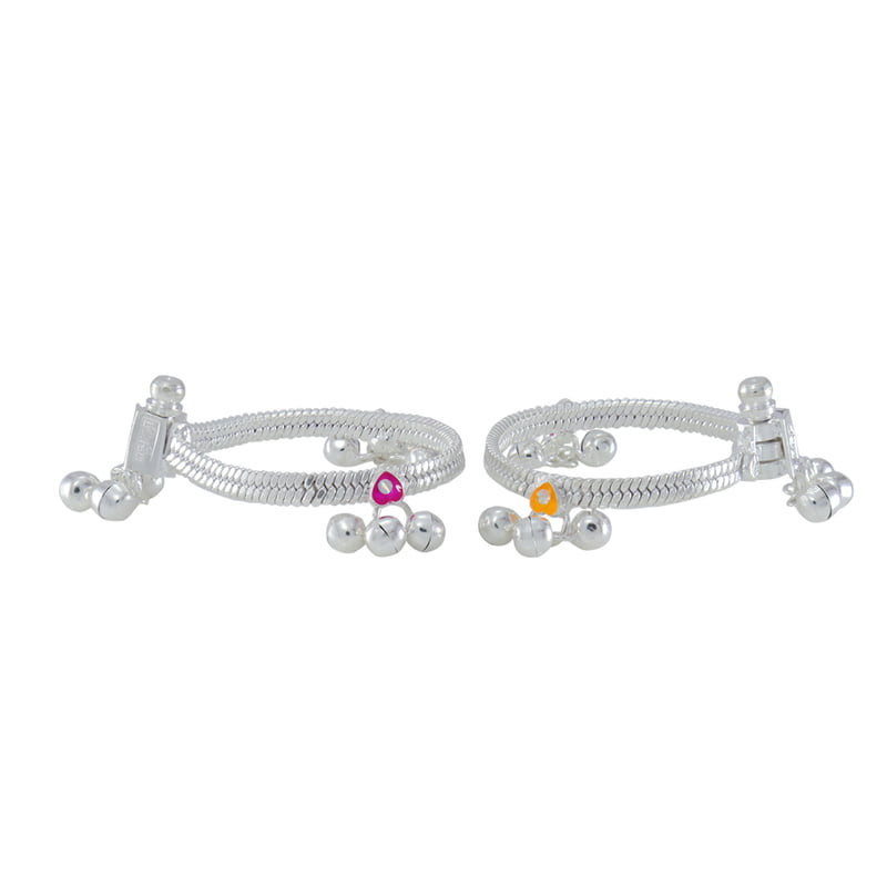 silver anklets for 1 year baby girl (1001) silver anklets for 1 year baby girl (1001)