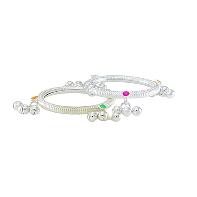 Silver Kids Anklet New born Baby Silver Kids Anklet New born Baby
