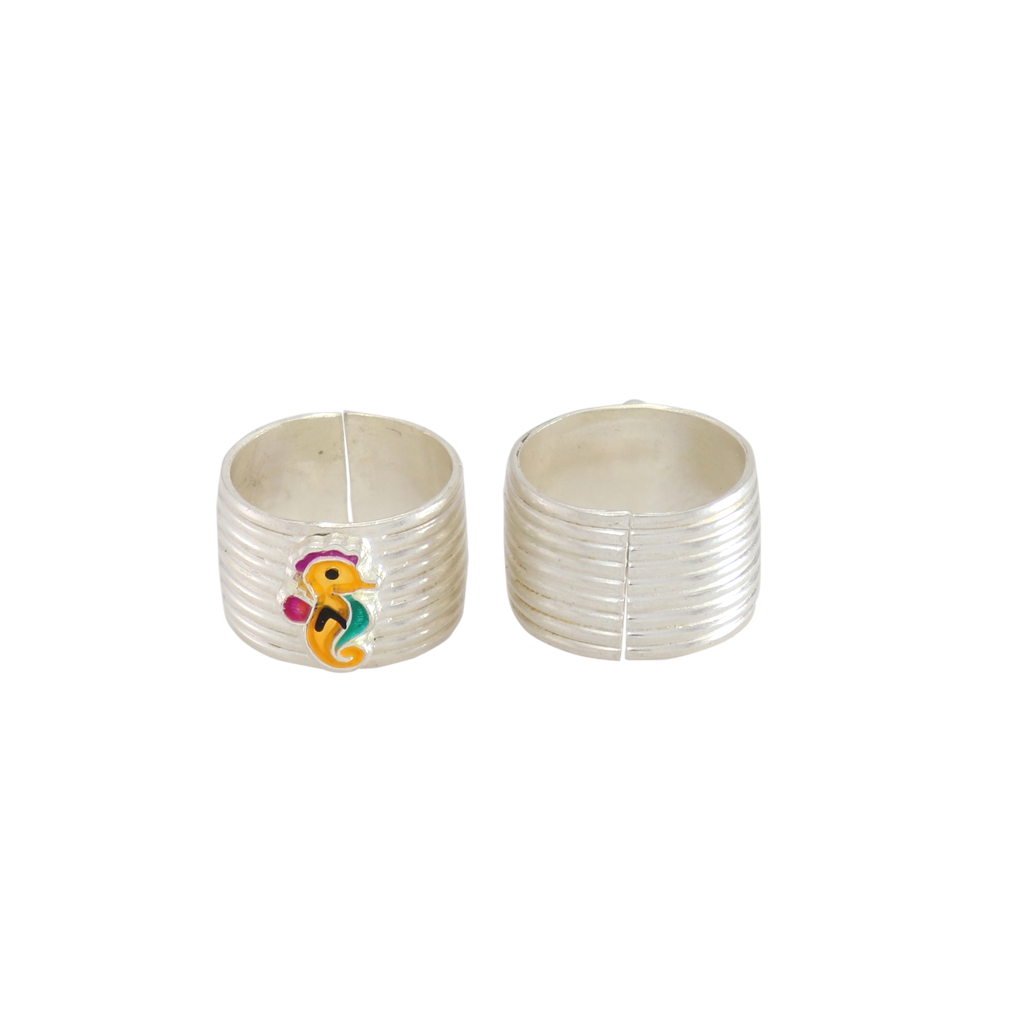 Enamel Birds Design Adjustable Toe Ring Enamel Birds Design Adjustable Toe Ring