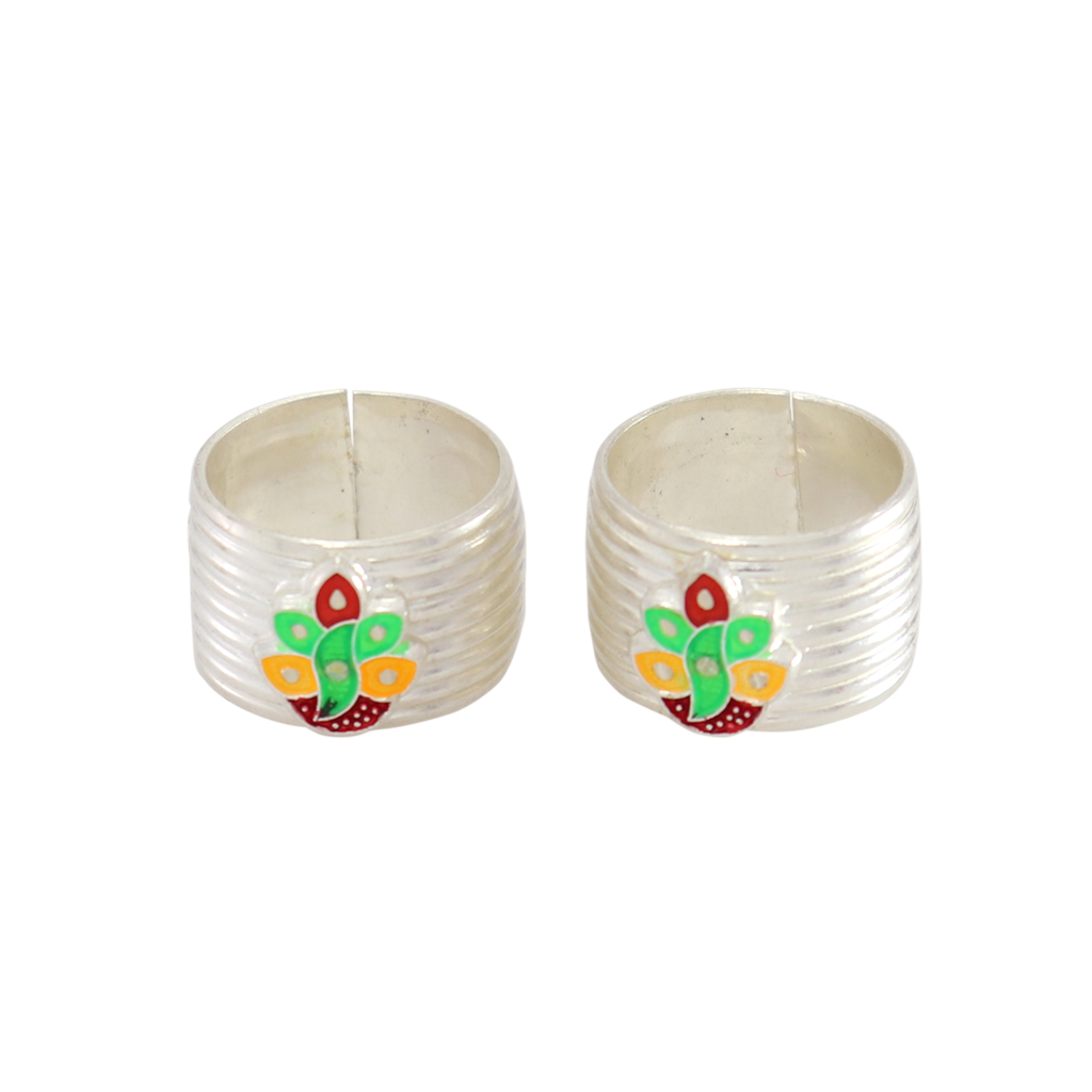 Enamel Adjustable Toe Ring Enamel Adjustable Toe Ring
