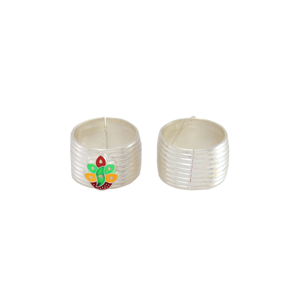 Enamel Adjustable Toe Ring Enamel Adjustable Toe Ring