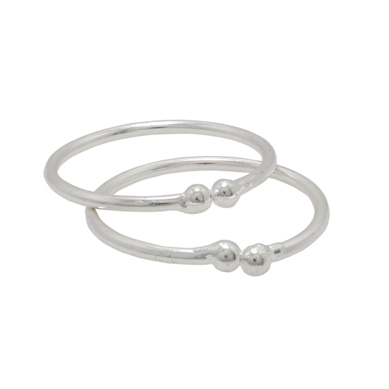 Silver Baby Anklet ( Kappu Kolusu) Silver Baby Anklet ( Kappu Kolusu)
