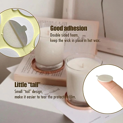 Candle Accessory - Wick Stickers (20pc in 1 sheet) Candle Accessory - Wick Stickers (20pc in 1 sheet)