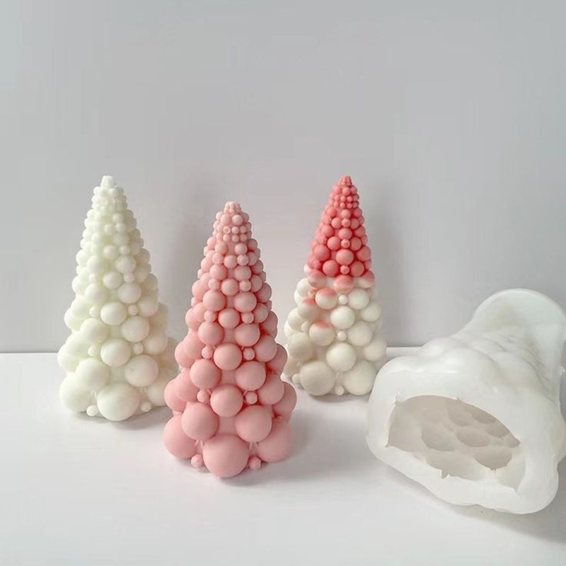 Silicon Mold Candle Bubble Tree