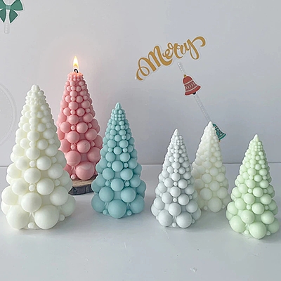 Silicon Mold Candle Bubble Tree