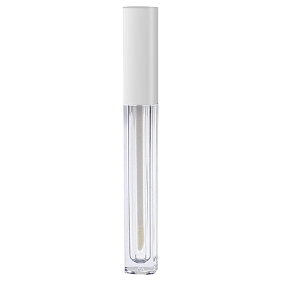 Lipstick - SQUARE - White Cap - 3.2ml - Tall Container - Acrylic Lipstick - SQUARE - White Cap - 3.2ml - Tall Container - Acrylic