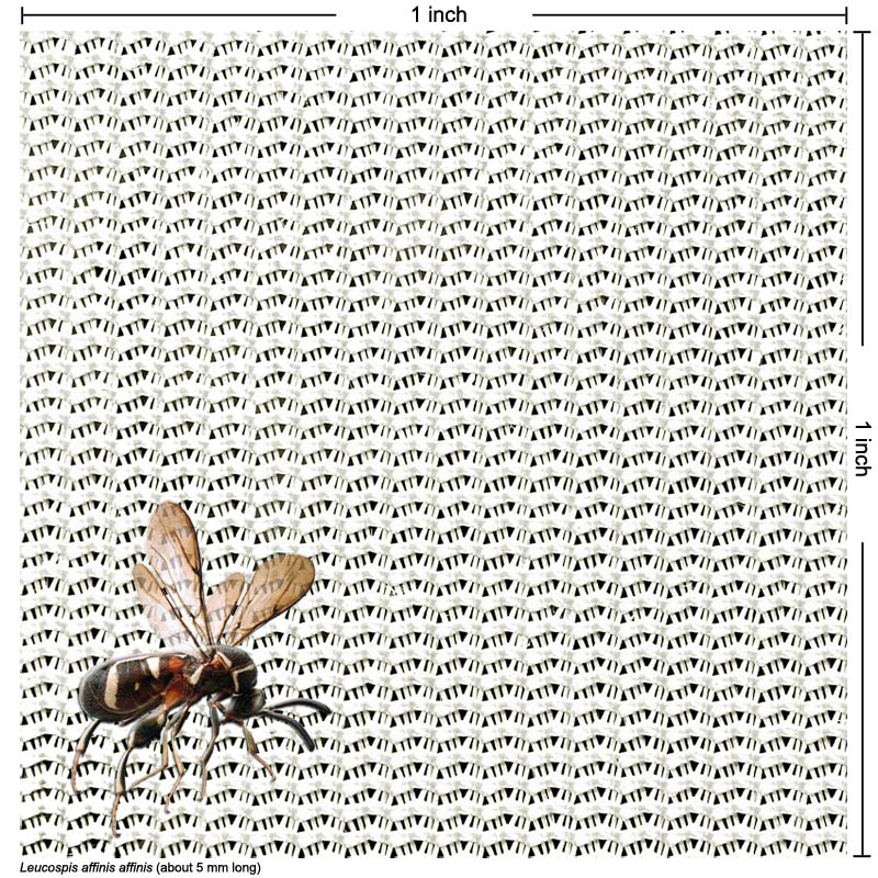 Insect Net with various colors and pore sizes Insect Net with various colors and pore sizes