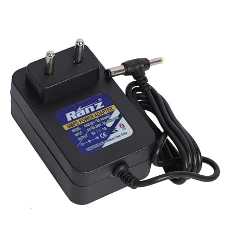 Ranz 5 Volt 1 Amp SMPS Adapter (Black, For CCTV)