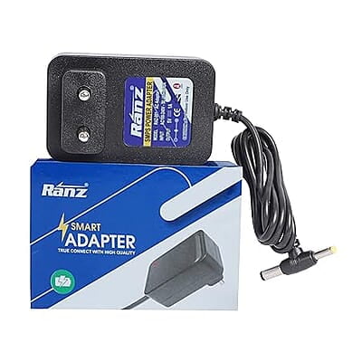 Ranz 5 Volt 1 Amp SMPS Adapter (Black, For CCTV)