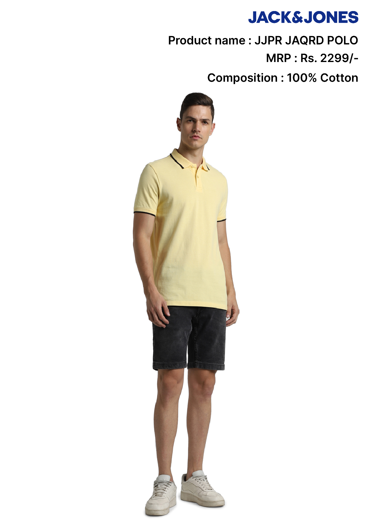 Jack & Jones Jacquard Tipping  T-Shirt