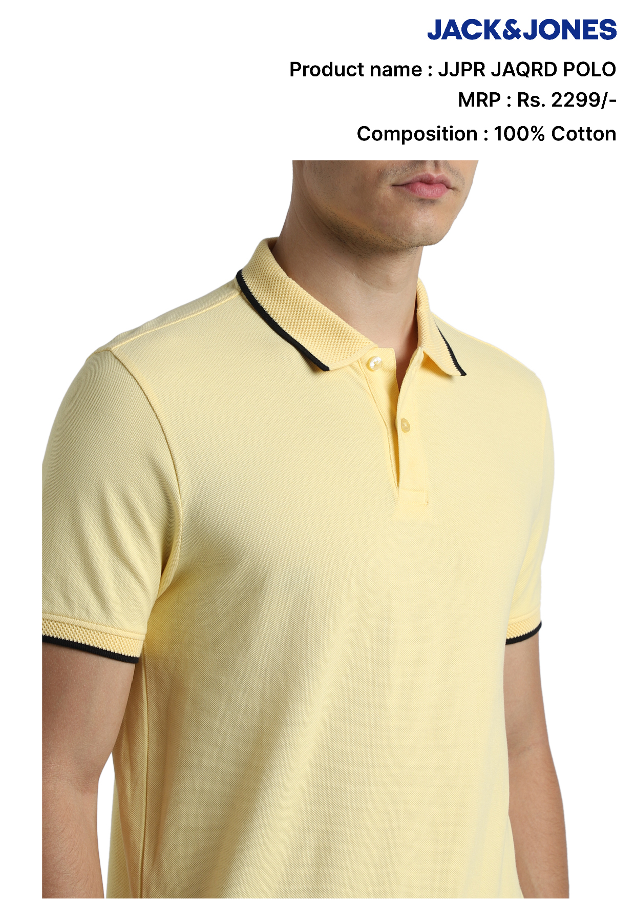 Jack & Jones Jacquard Tipping  T-Shirt