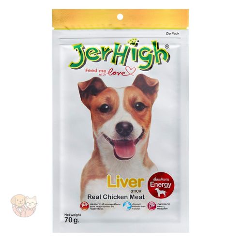 JerHigh Liver Sticks โ Real Chicken Flavour Dog Treats, 70g JerHigh Liver Sticks โ Real Chicken Flavour Dog Treats, 70g