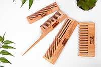 Neem Pocket Comb | Eco-Friendly, Anti-Static, Natural Hair Care || Pocket-Sized Comb, Natural Neem Wood Neem Pocket Comb | Eco-Friendly, Anti-Static, Natural Hair Care || Pocket-Sized Comb, Natural Neem Wood