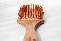 Bamboo Bristles Paddle Hairbrush | Detangling Hair Brush Comb for Men & Women | Natural Bamboo Bristles For Growth & Anti-Static