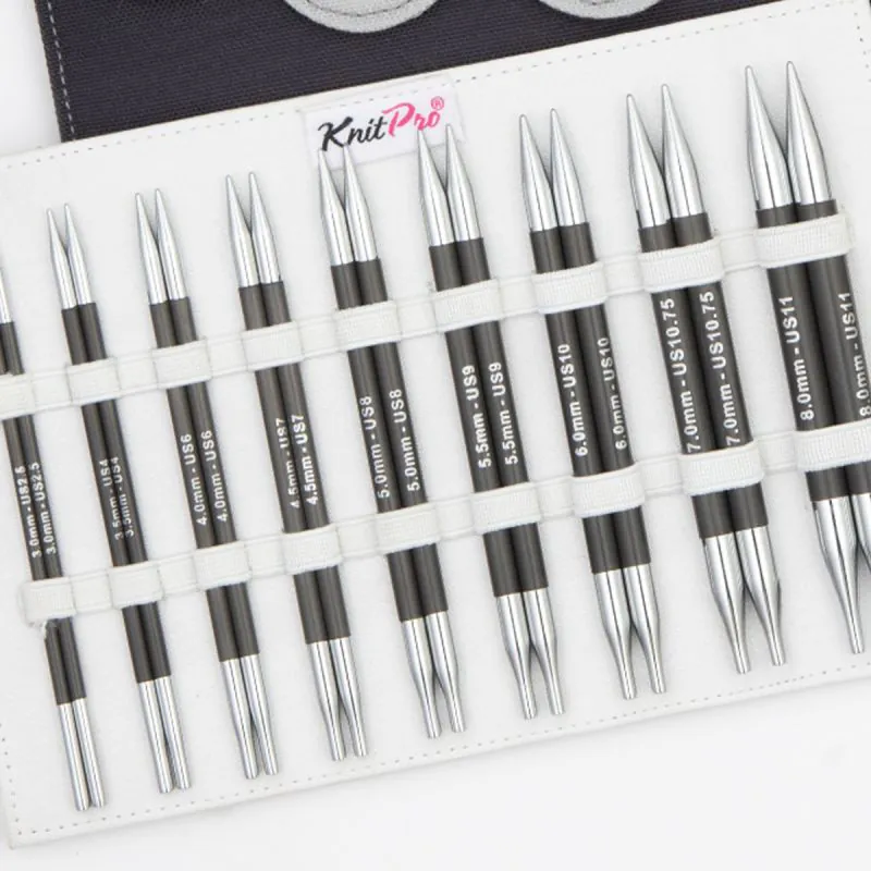 KnitPro Karbonz Deluxe Interchangeable Needle Set 13cm/5"-41635 KnitPro Karbonz Deluxe Interchangeable Needle Set 13cm/5"-41635